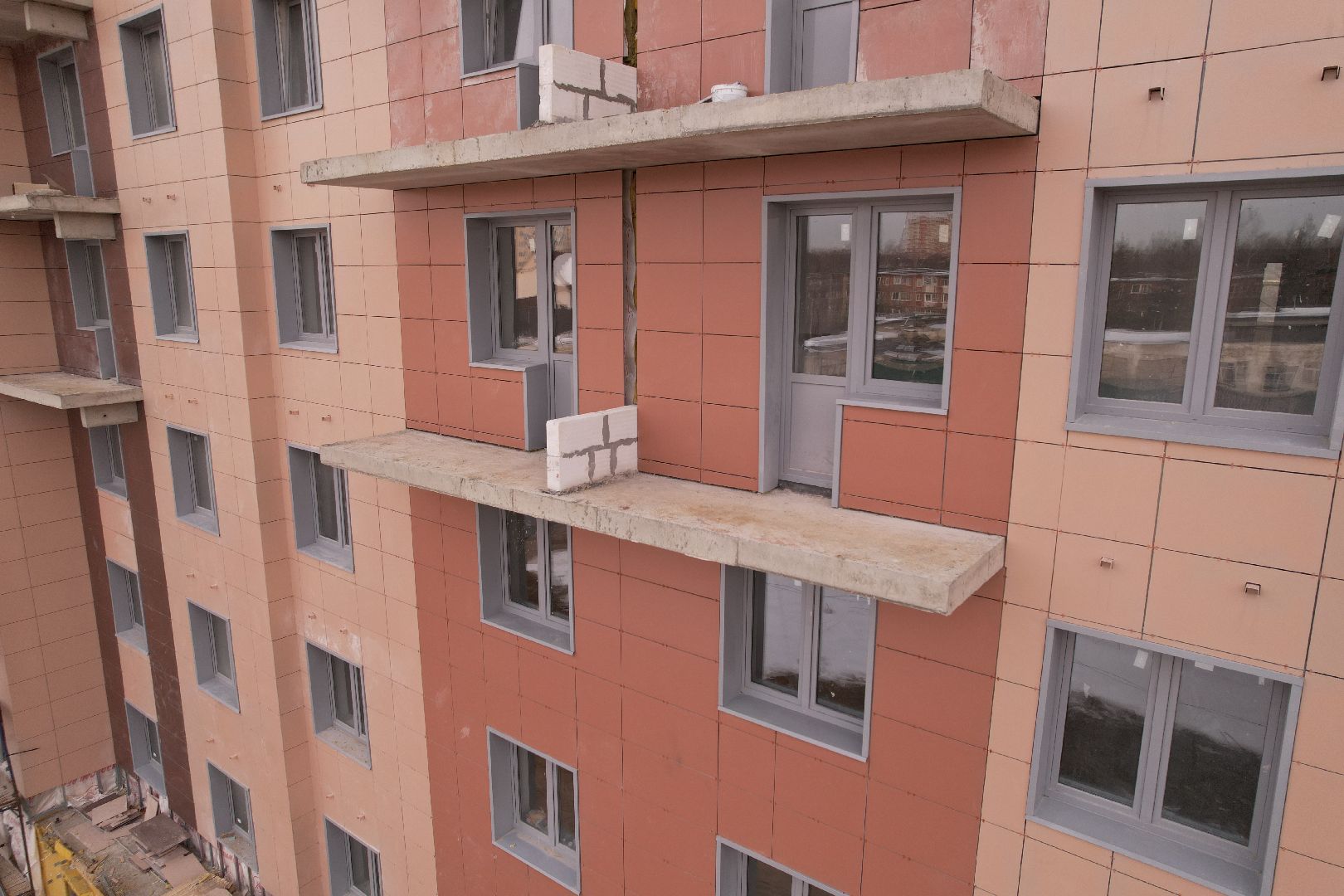 видео с коптера, дом, Клин,