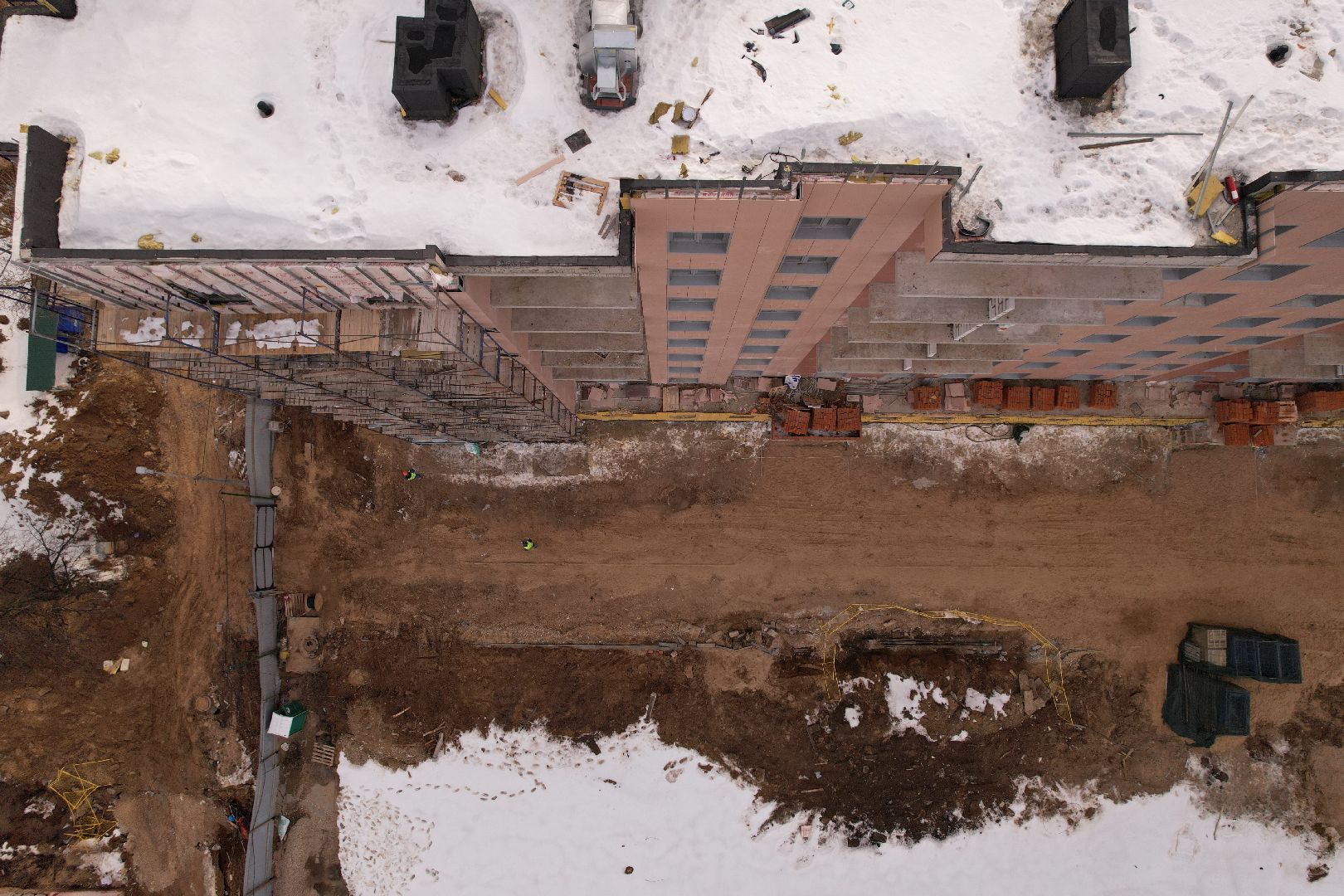 видео с коптера, дом, Клин,