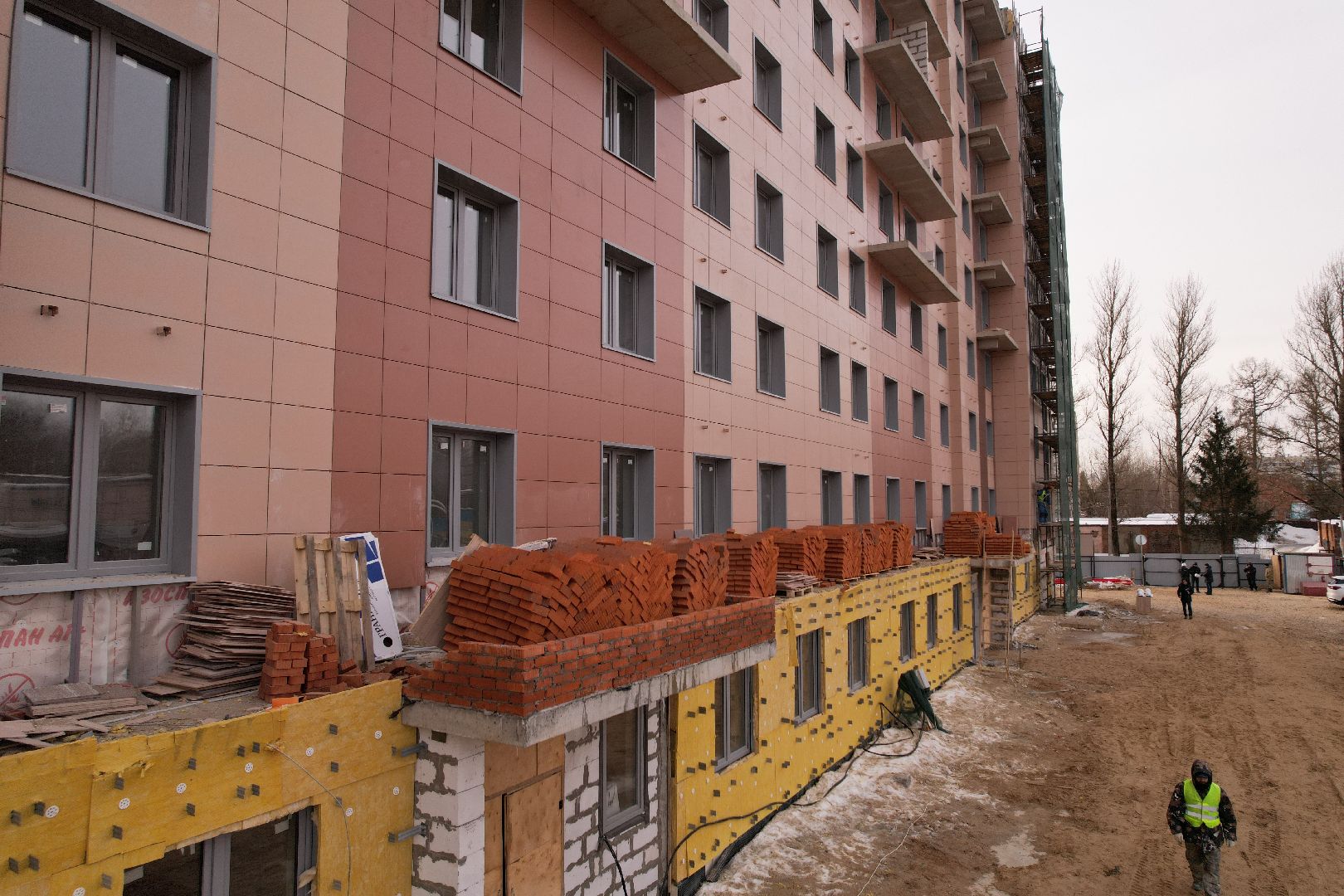 видео с коптера, дом, Клин,