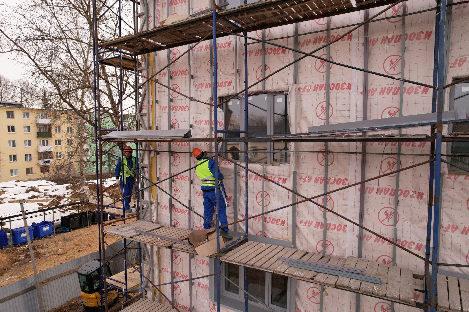 видео с коптера, дом, Клин,