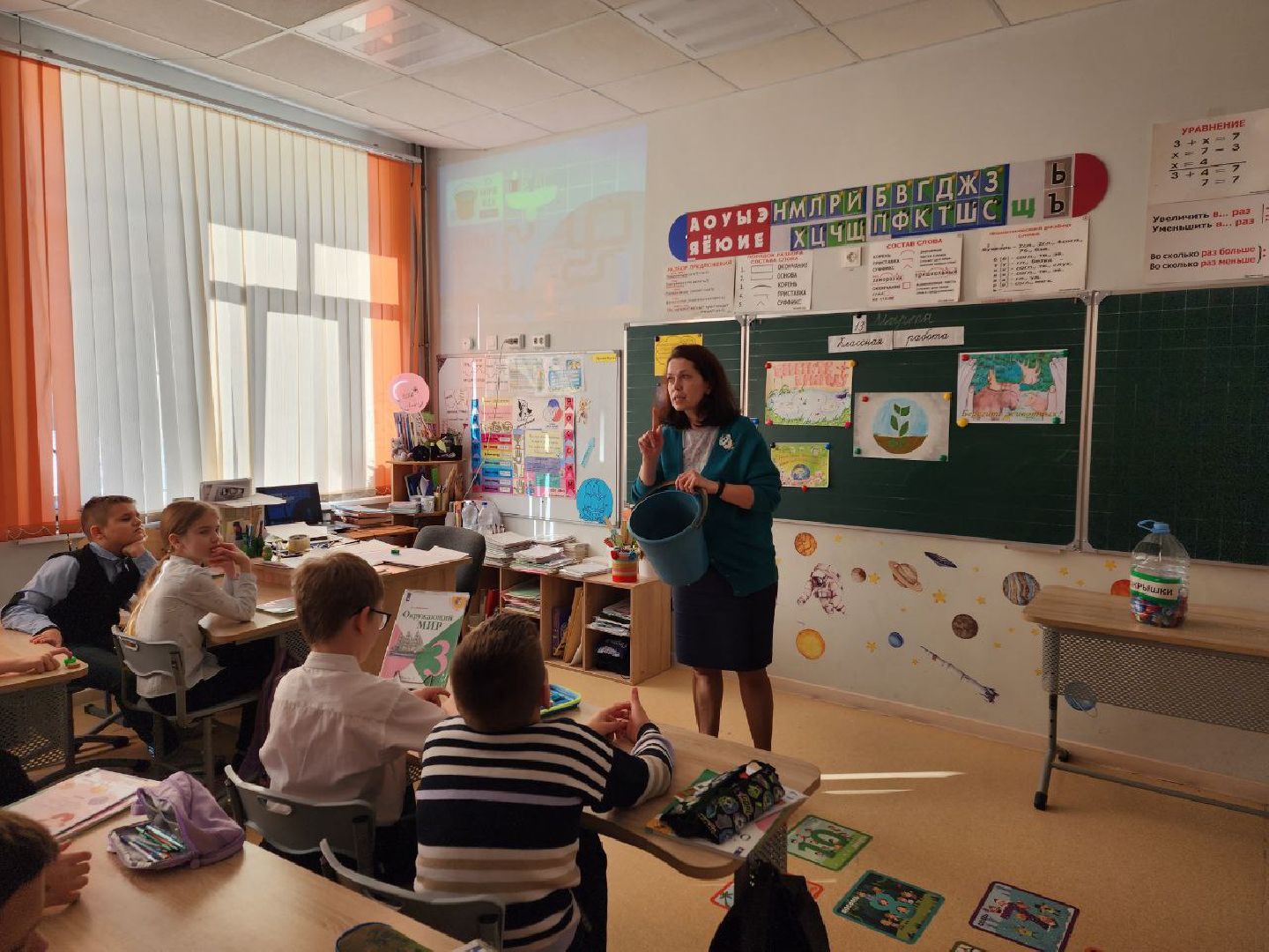 чехов, образование, экоурок, мусор, мегабак, дети, школа,