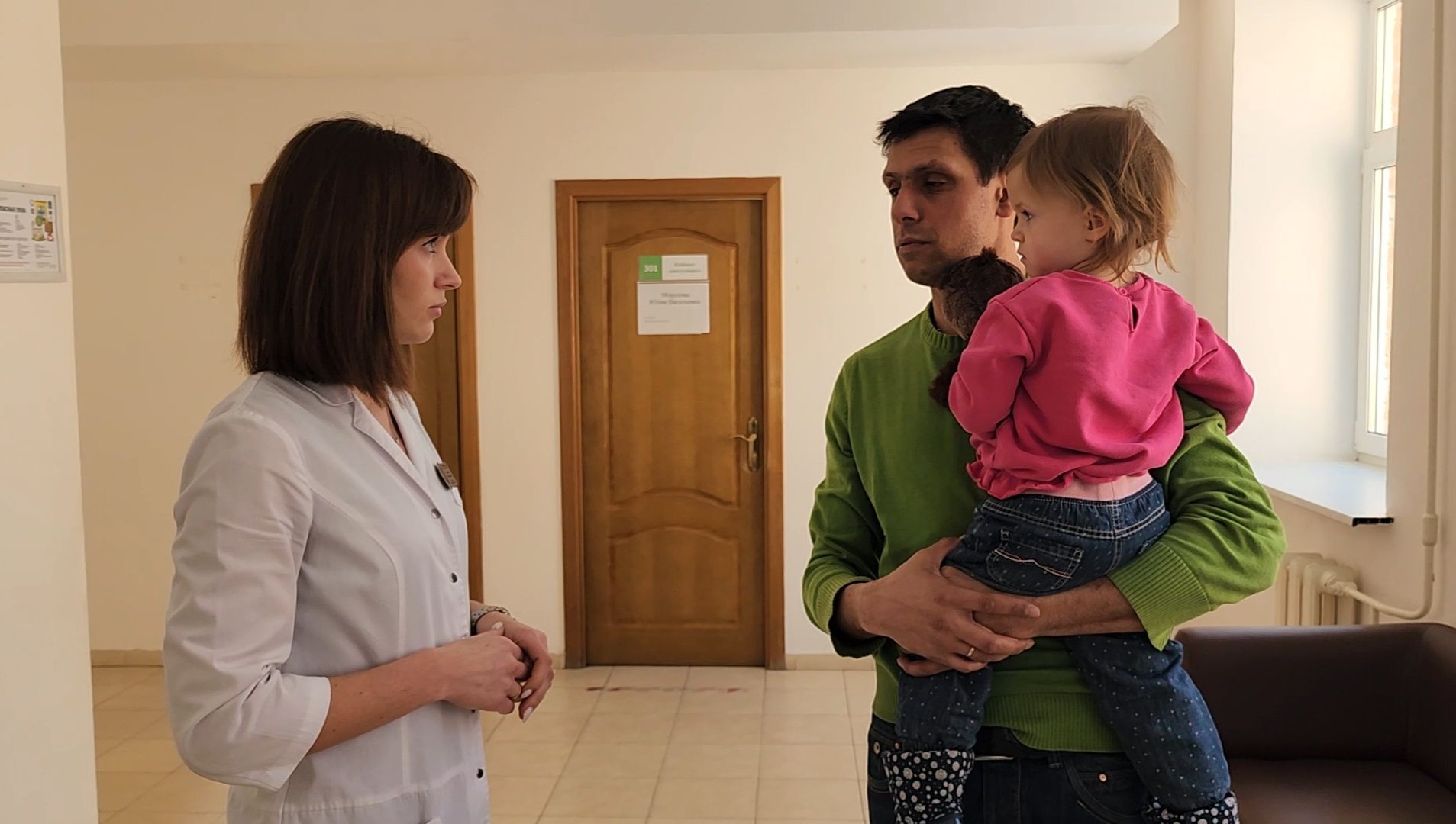 новый врач, детская поликлиника,