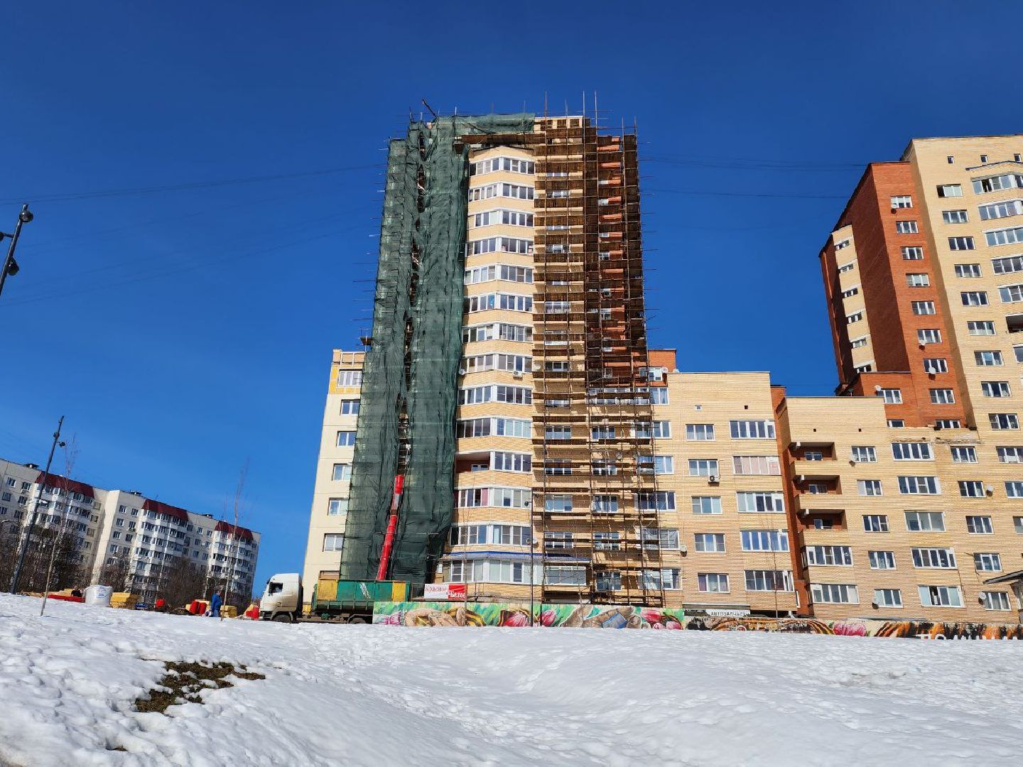 чехов, капитальный ремонт, мкд, обрушение стены, фасад,