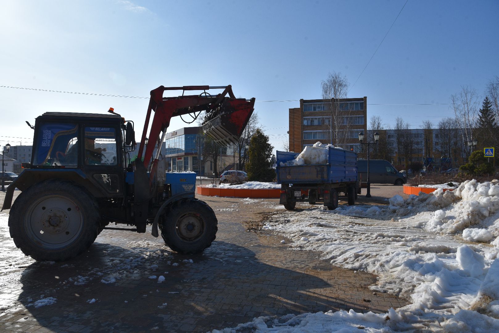 лотошино, вывоз снега, благоустройство,