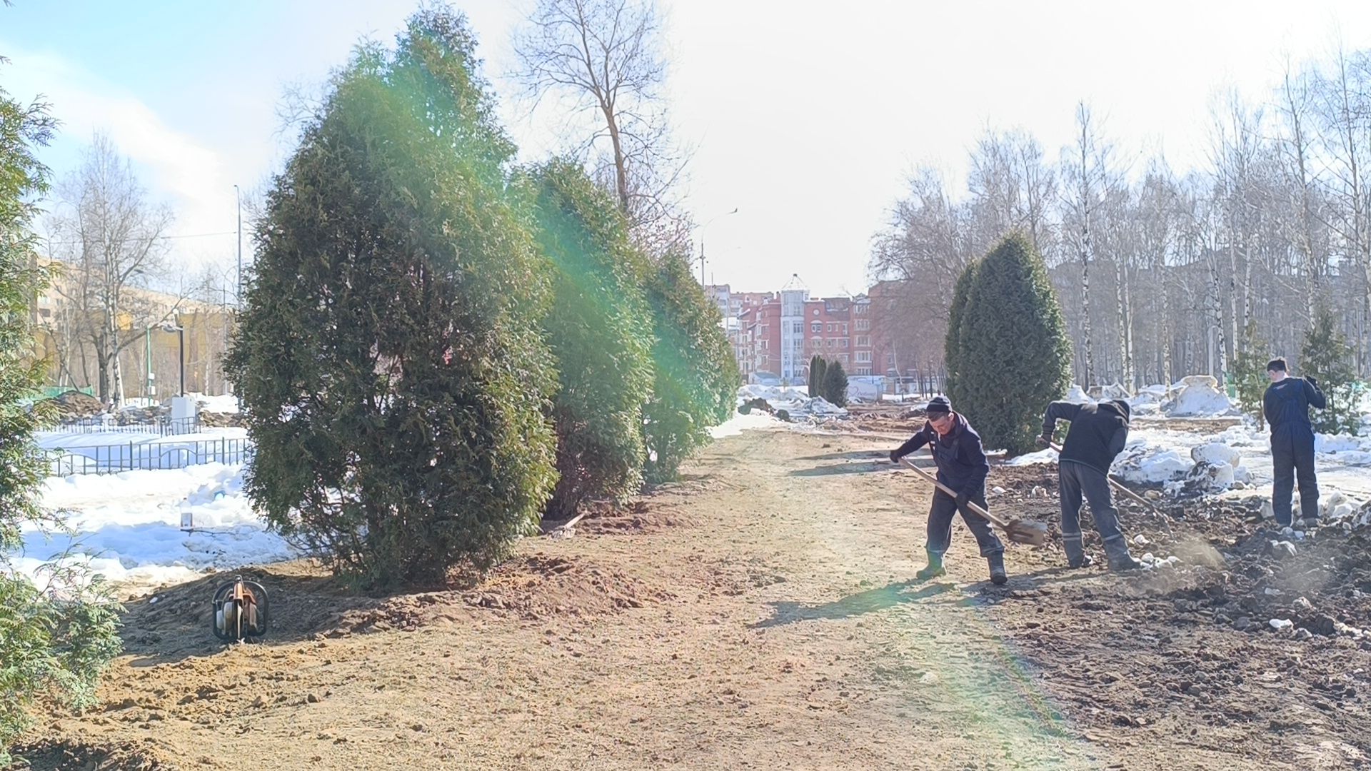 парк, реконструкция, лобня,