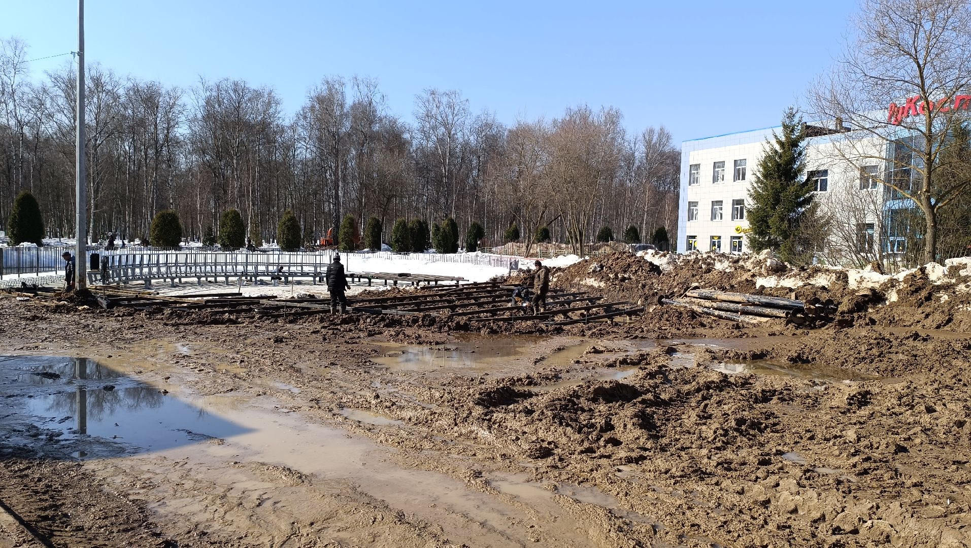 парк, реконструкция, лобня,