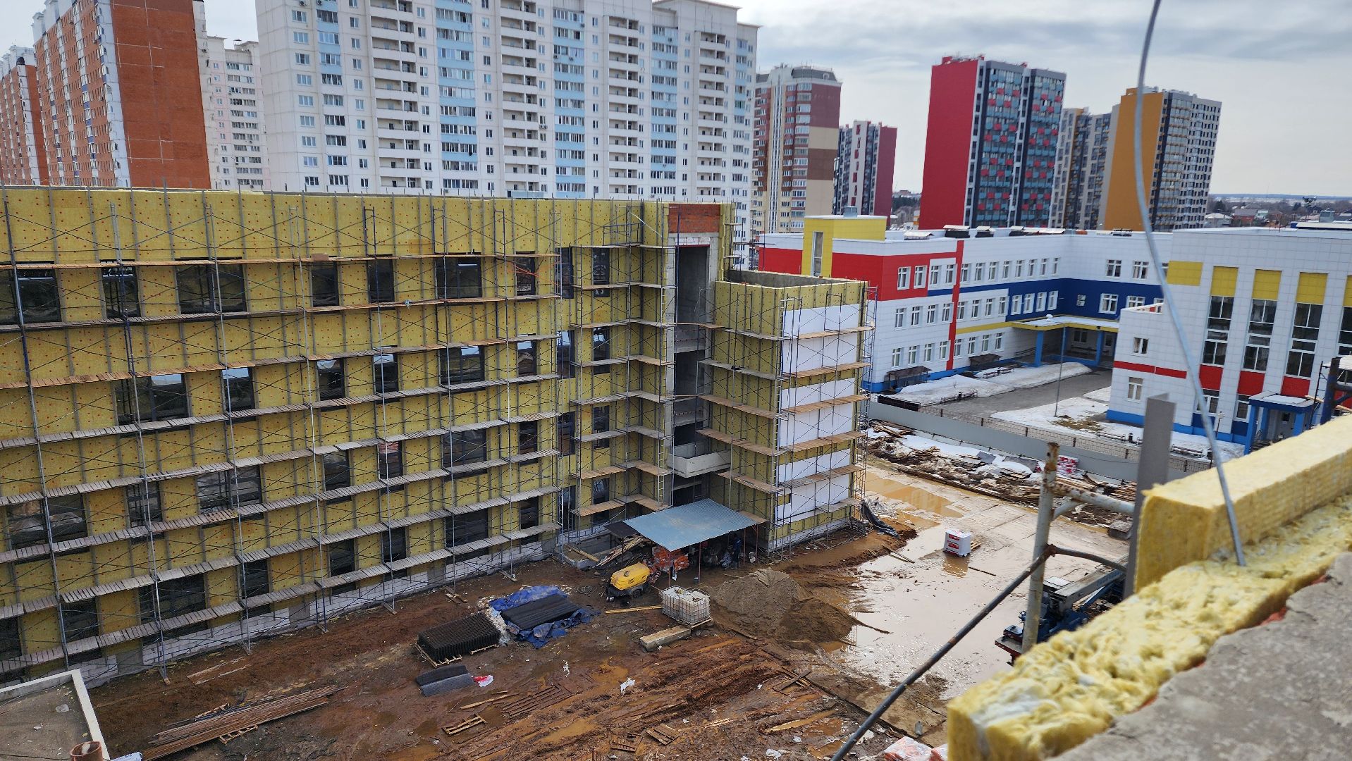 Домодедово, Новая школа, Строительство школы, ЖК Домодедово парк, Здание школы, Новый корпус, Подмосковье, Образование, Нацпроект Образование, Школа, экономика, Экономика округа,