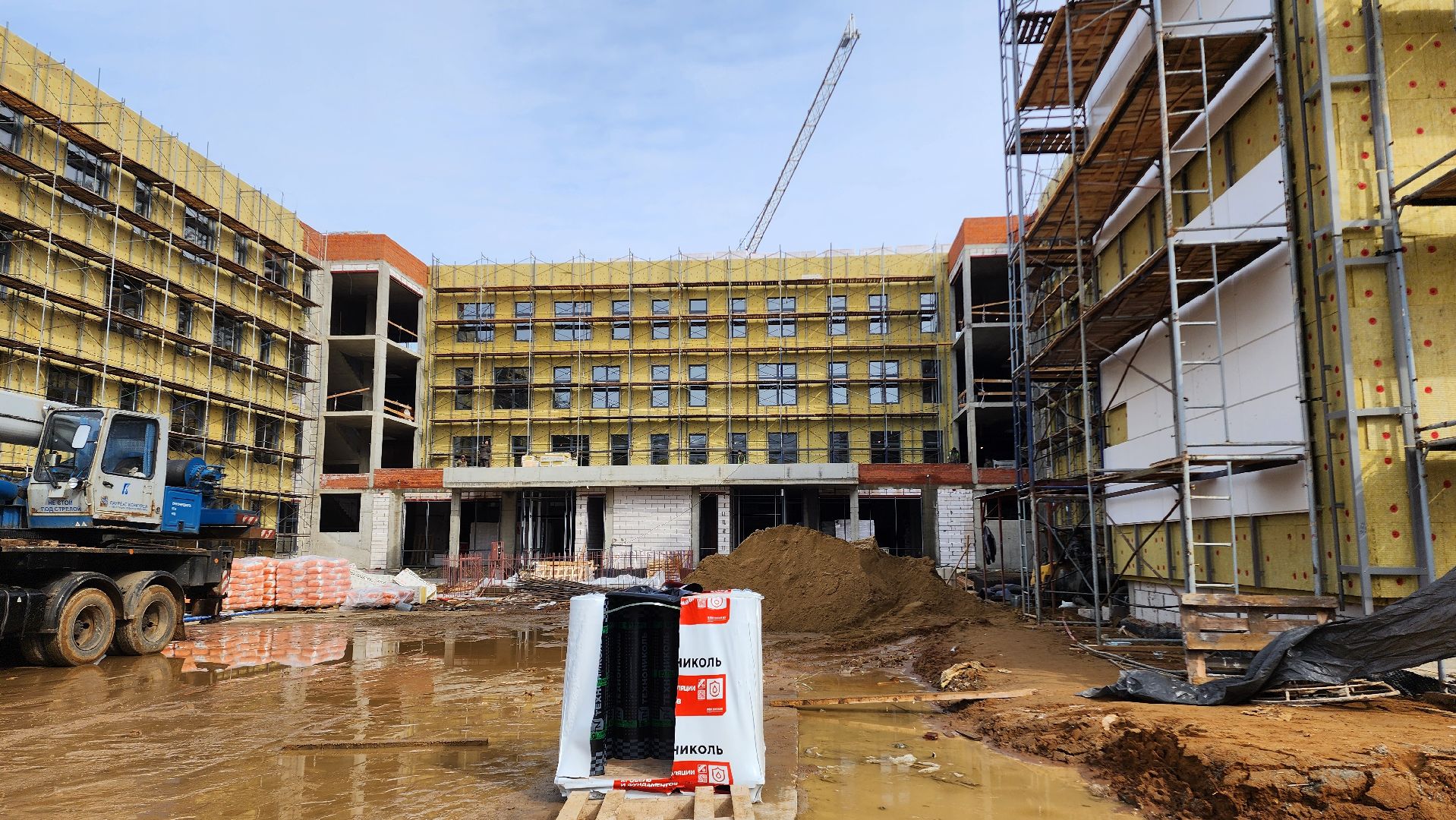 Домодедово, Новая школа, Строительство школы, ЖК Домодедово парк, Здание школы, Новый корпус, Подмосковье, Образование, Нацпроект Образование, Школа, экономика, Экономика округа,