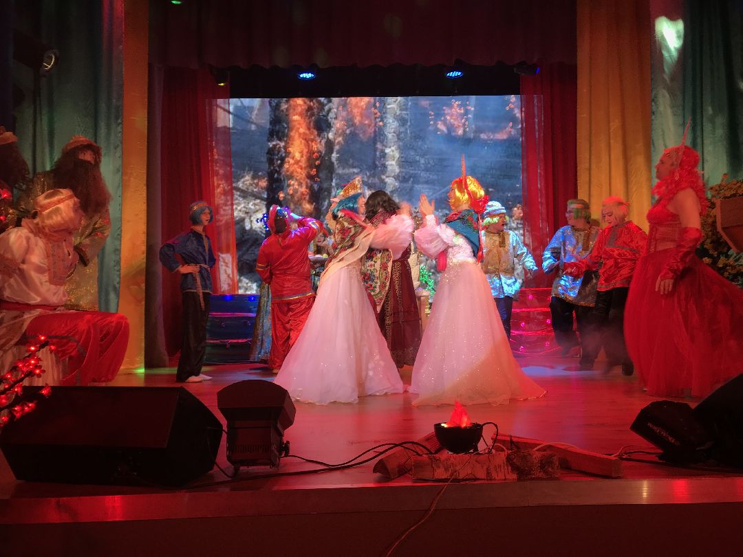 Балашиха, ДК Кучино, любительский театр Прометей, музыкальное шоу, сатира, юмор, Огонь,вода и медные трубы, сказка, профессионализм актёров