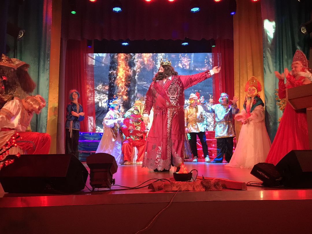 Балашиха, ДК Кучино, любительский театр Прометей, музыкальное шоу, сатира, юмор, Огонь,вода и медные трубы, сказка, профессионализм актёров