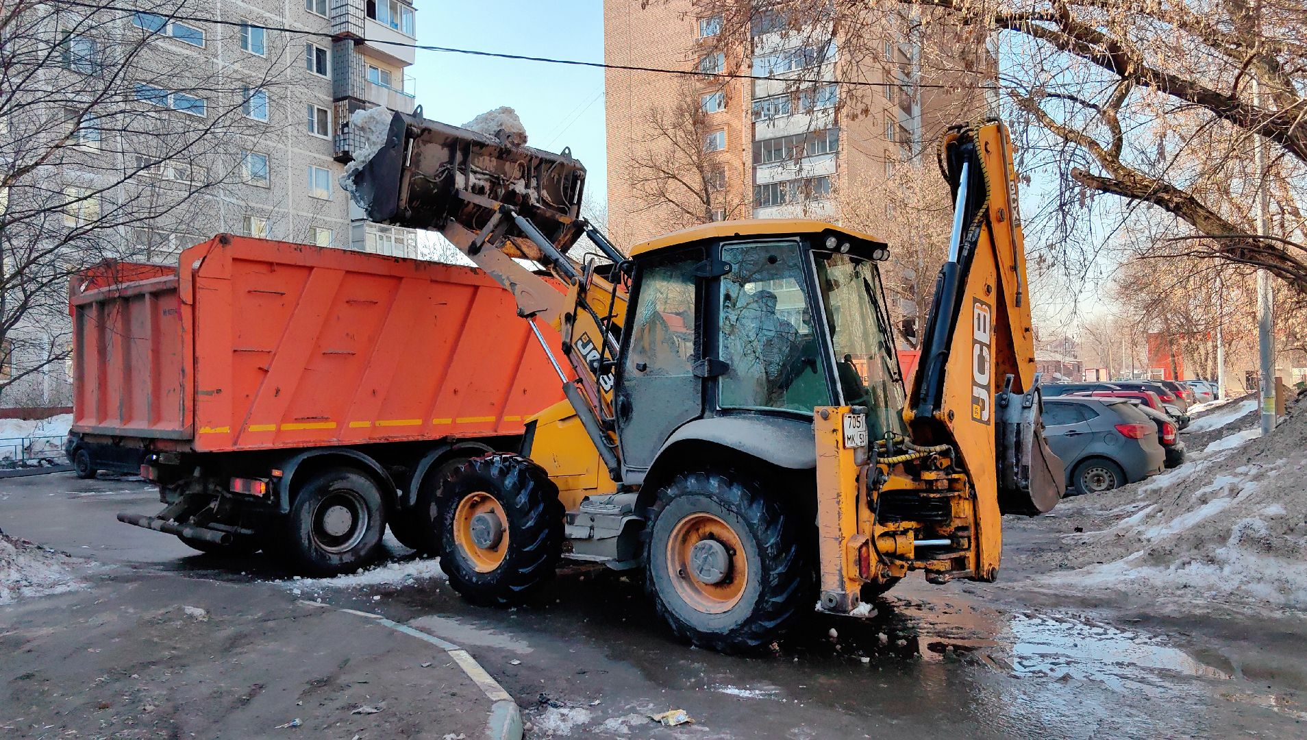 улицы, уборка, снег, тротуары,