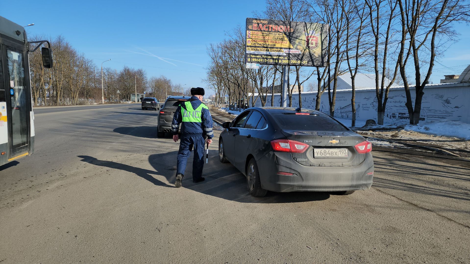 кашира, гаи, госавтоинспекция, социальный раунд, ремень безопасности, профилактика дтп,