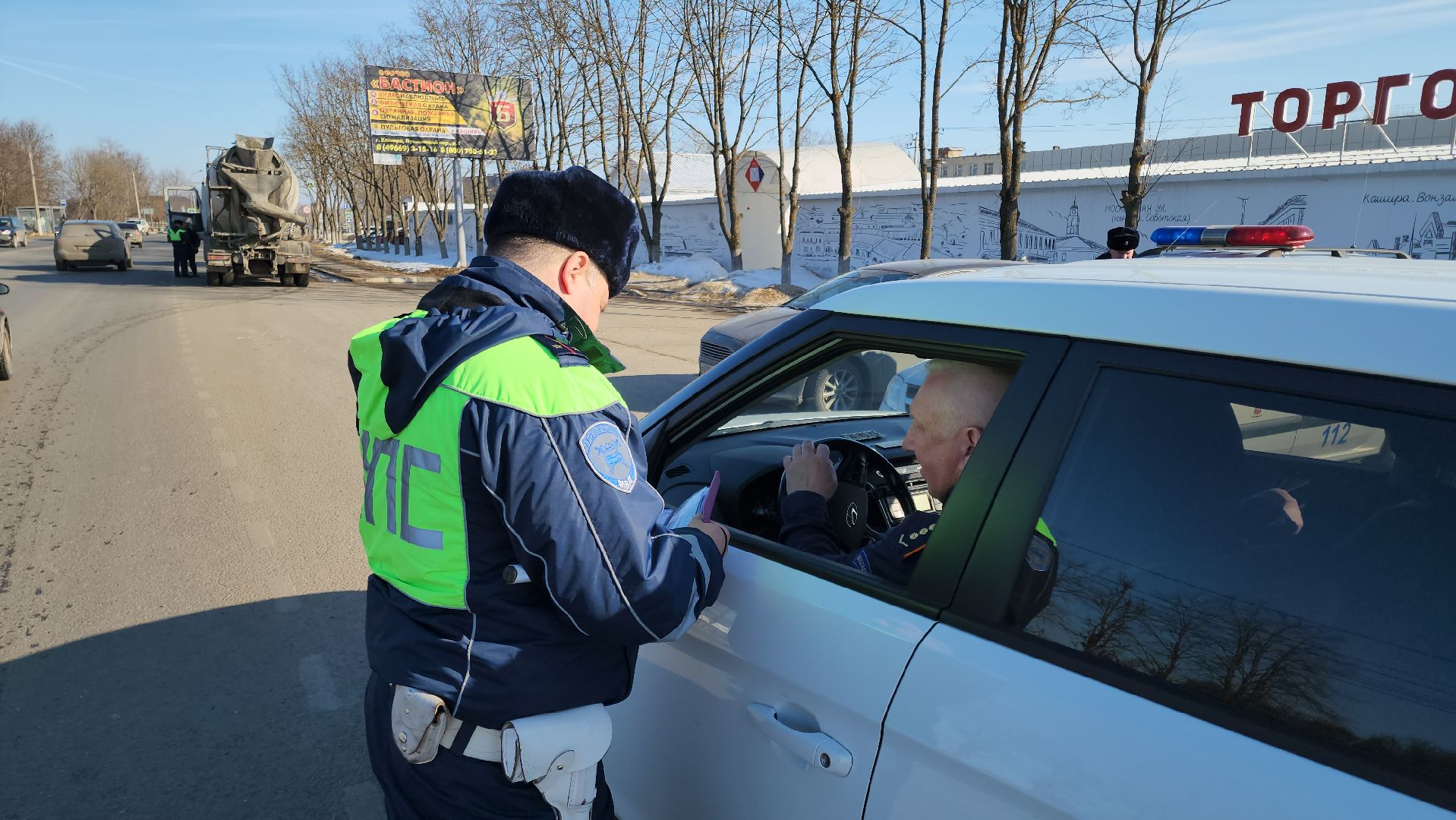 кашира, гаи, госавтоинспекция, социальный раунд, ремень безопасности, профилактика дтп,