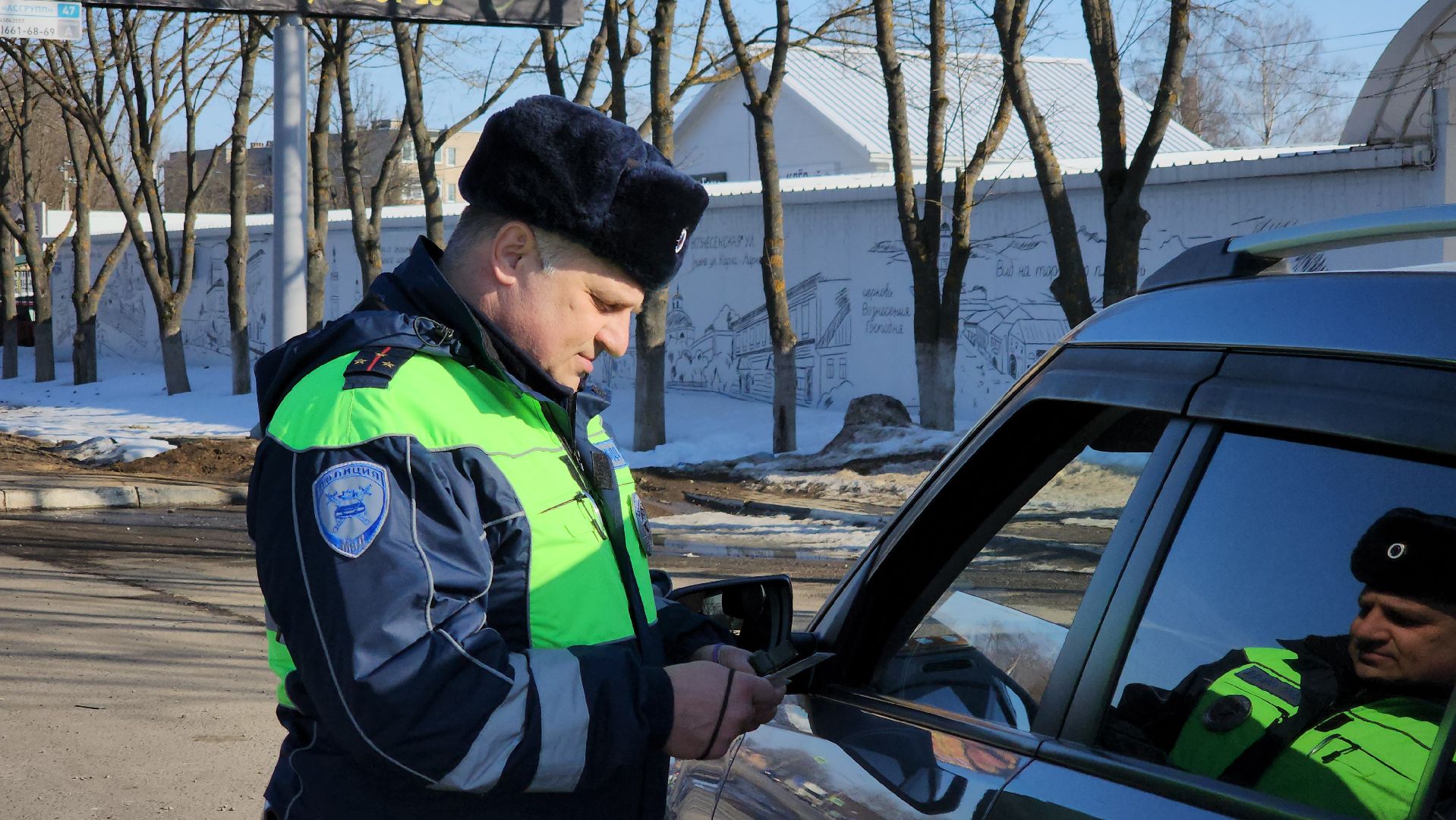 кашира, гаи, госавтоинспекция, социальный раунд, ремень безопасности, профилактика дтп,
