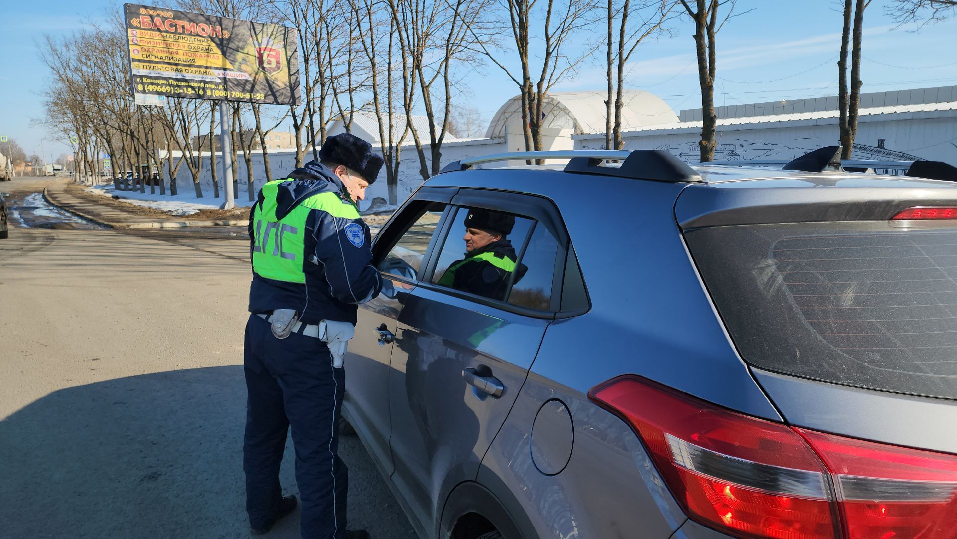кашира, гаи, госавтоинспекция, социальный раунд, ремень безопасности, профилактика дтп,