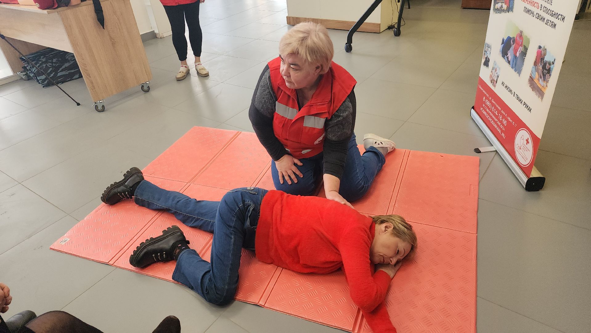 шатура, красный крест, Воскресенск, библиотека, мастеркласс, оказание первой помощи,