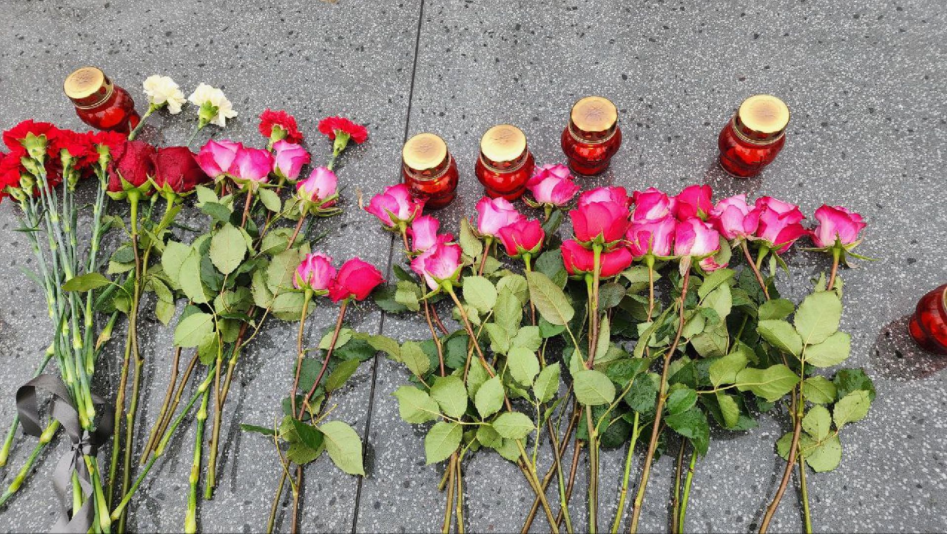 Реутов, акция, Мемориал, цветы, свечи,теракт,