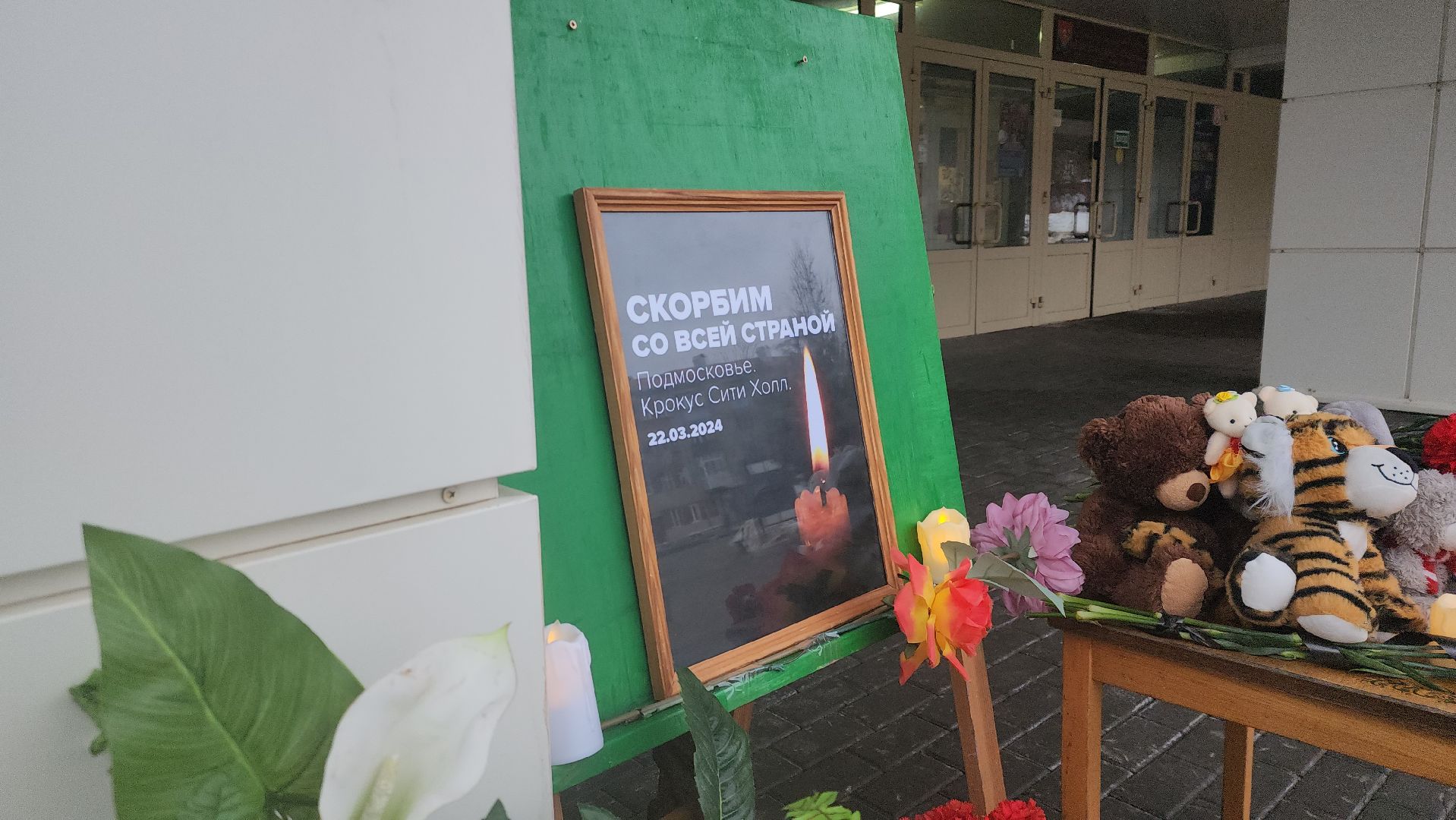 Павловский Посад, Городской округ Павловский Посад, крокус сити холл, Мемориал, Цветы, Жители,теракт,