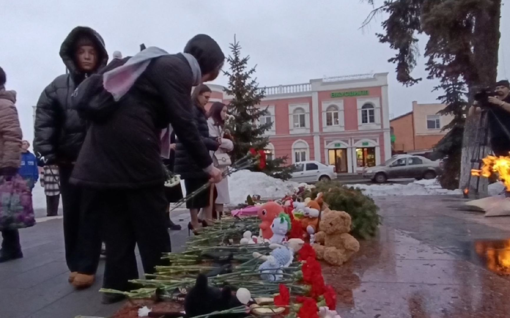 Бронницы, Мемориал, Возложение цветов, крокус сити холл,теракт,