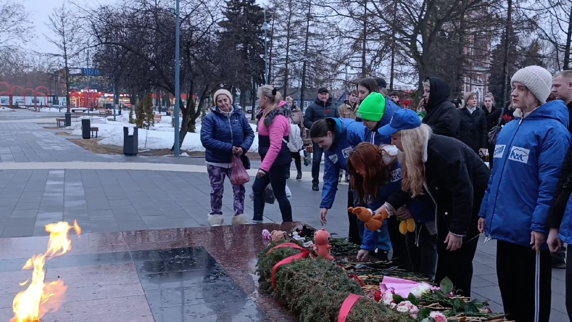 Бронницы, Мемориал, Возложение цветов, крокус сити холл,теракт,