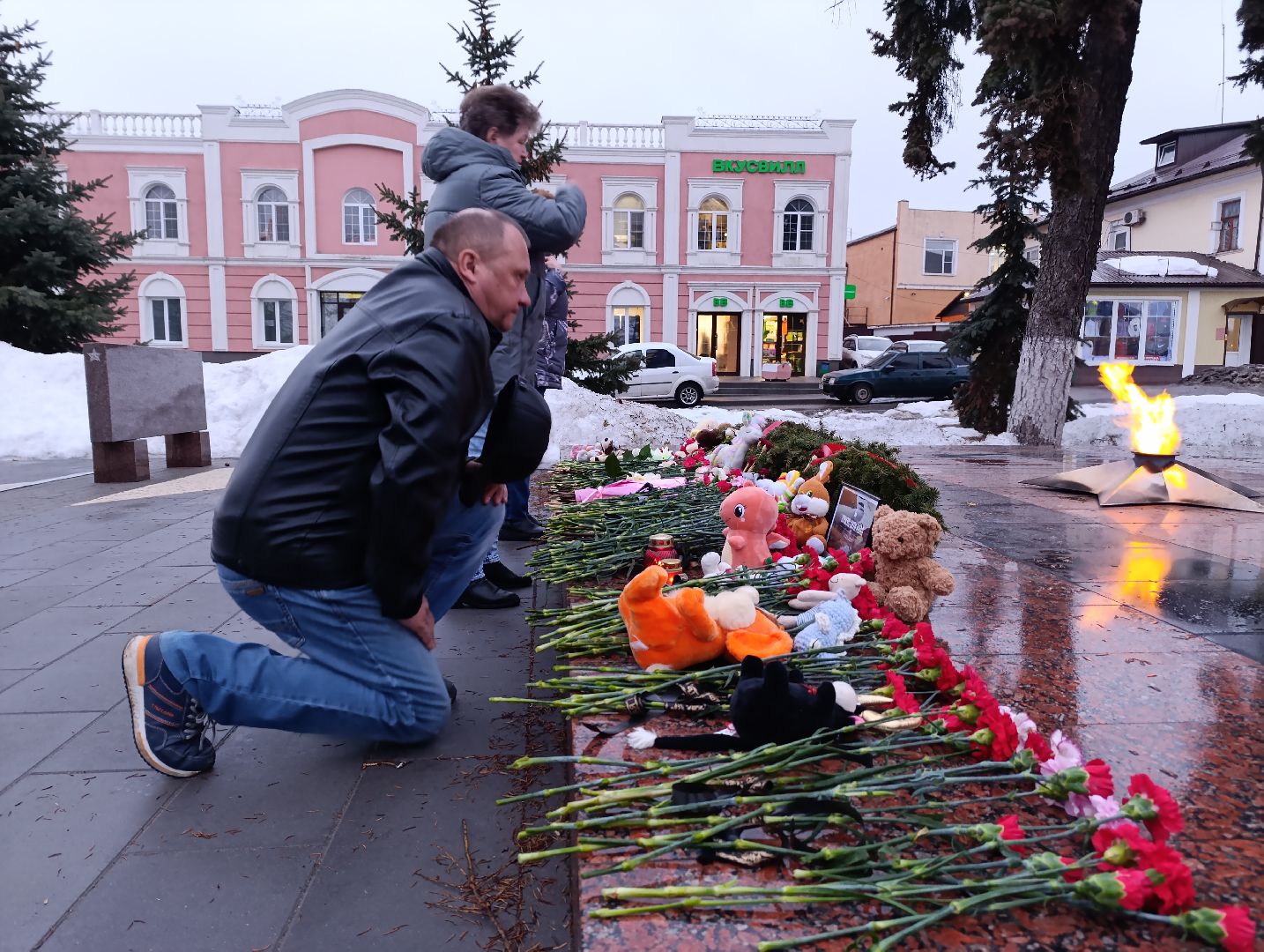 Бронницы, Мемориал, Возложение цветов, крокус сити холл,теракт,