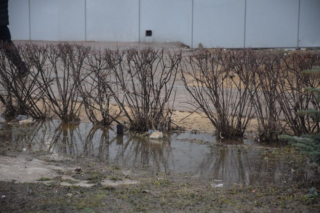 Павловский Посад, городской округ Павловский посад, дороги, лужи, снег, весна