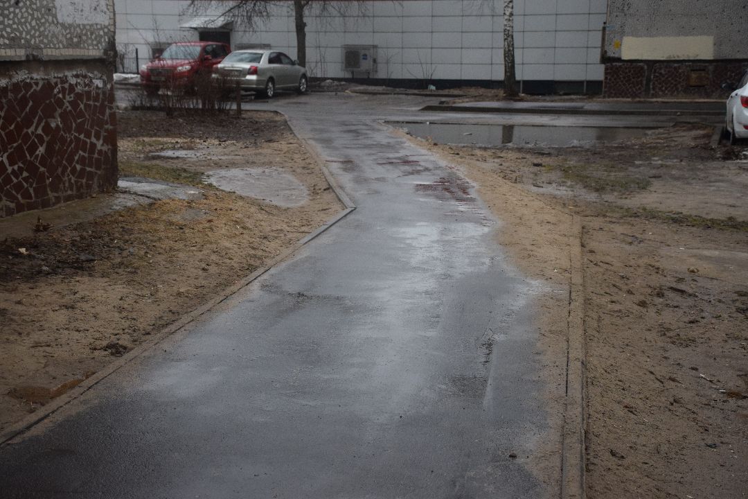 Павловский Посад, городской округ Павловский посад, дороги, лужи, снег, весна