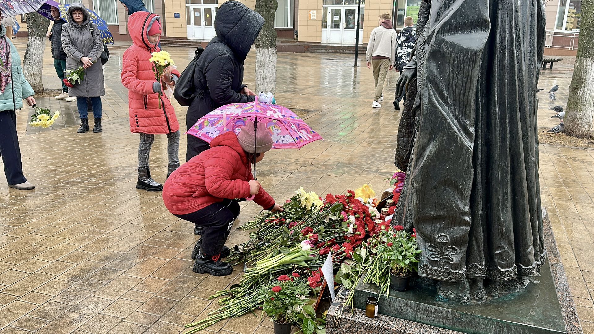 Клин, общество, теракт, память, акция памяти, Крокус,