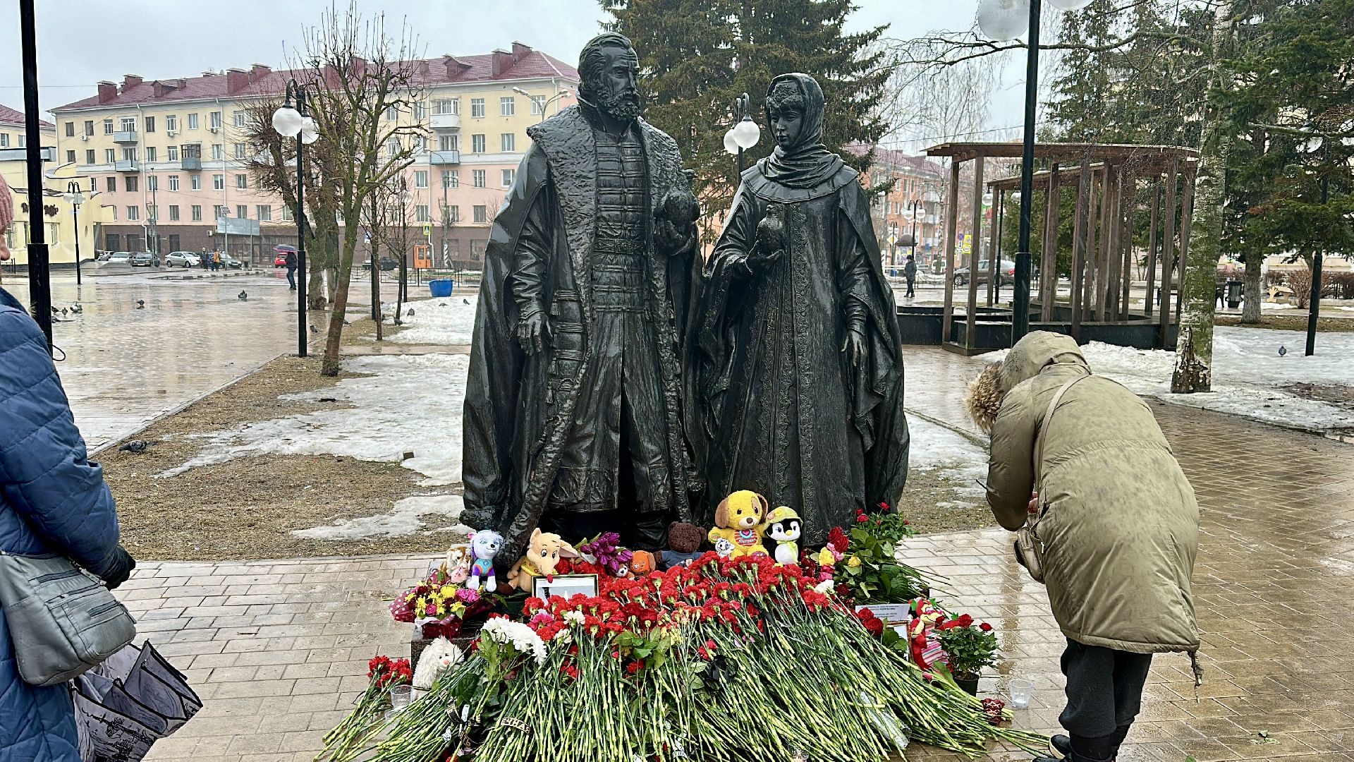 Клин, общество, теракт, память, акция памяти, Крокус,