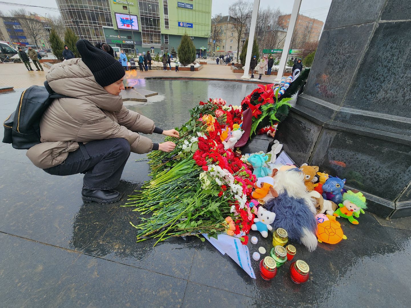 Пушкино, День траура,крокус сити, память,теракт,