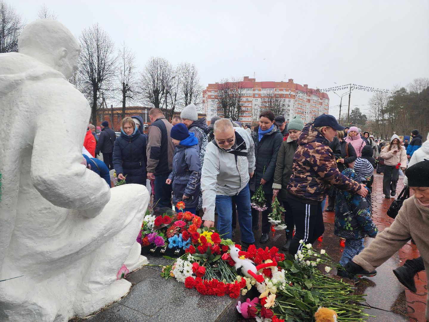 красноармейск, г.о. пушкинский, день траура, стихийный мемориал,теракт,