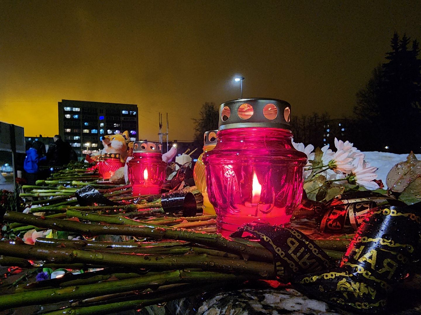 воскресенск, память погибших, крокус сити холл, стихийный мемориал,теракт,