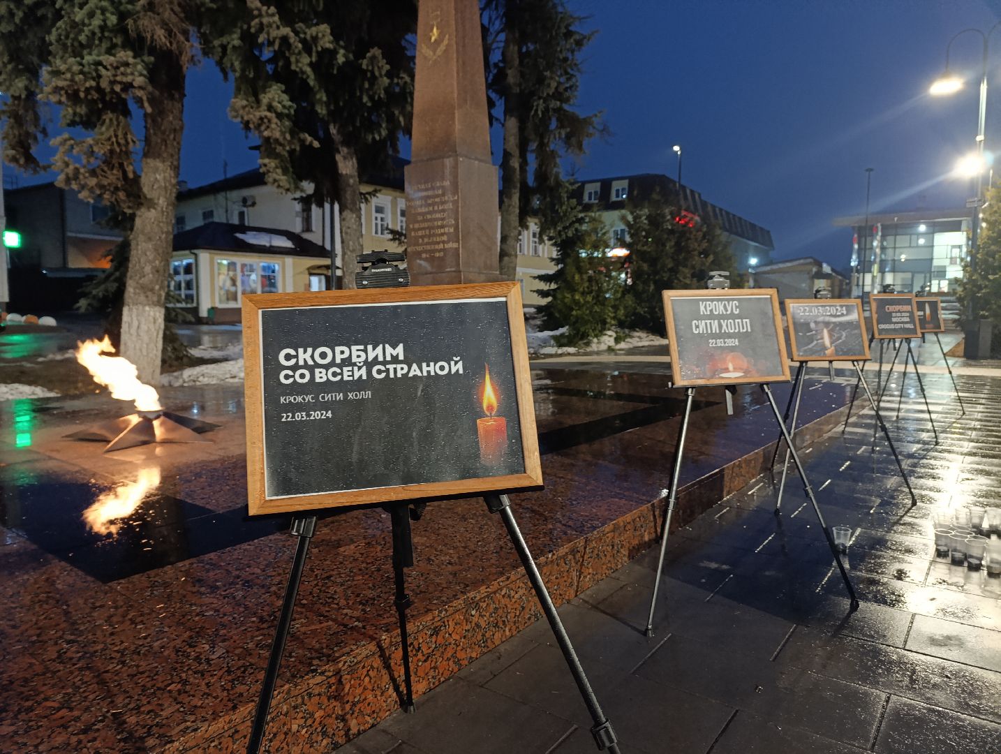 Бронницы, Свеча памяти,теракт,