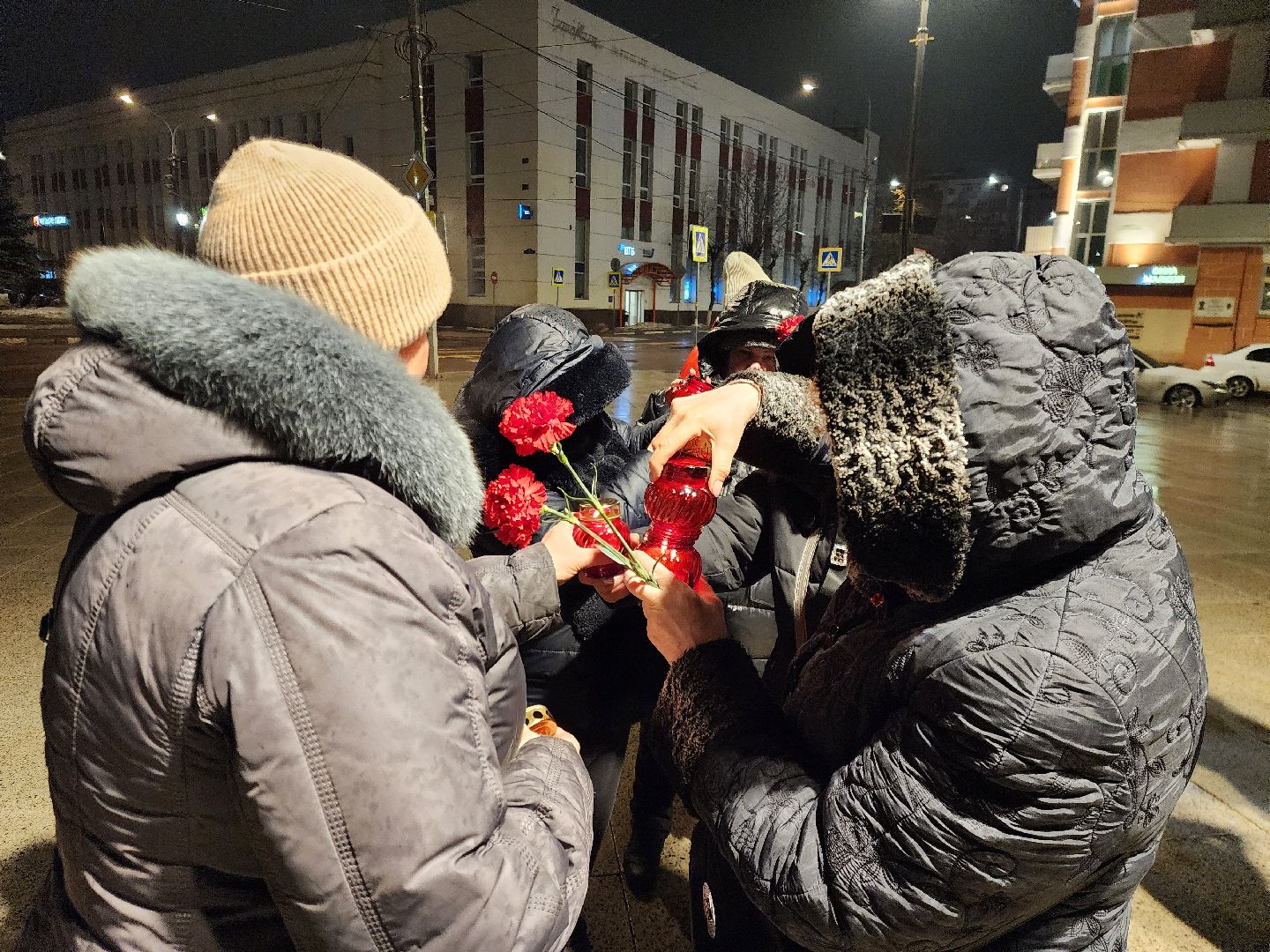 ногинск, свеча памяти, акция свеча памяти, жители, скорбь,теракт,