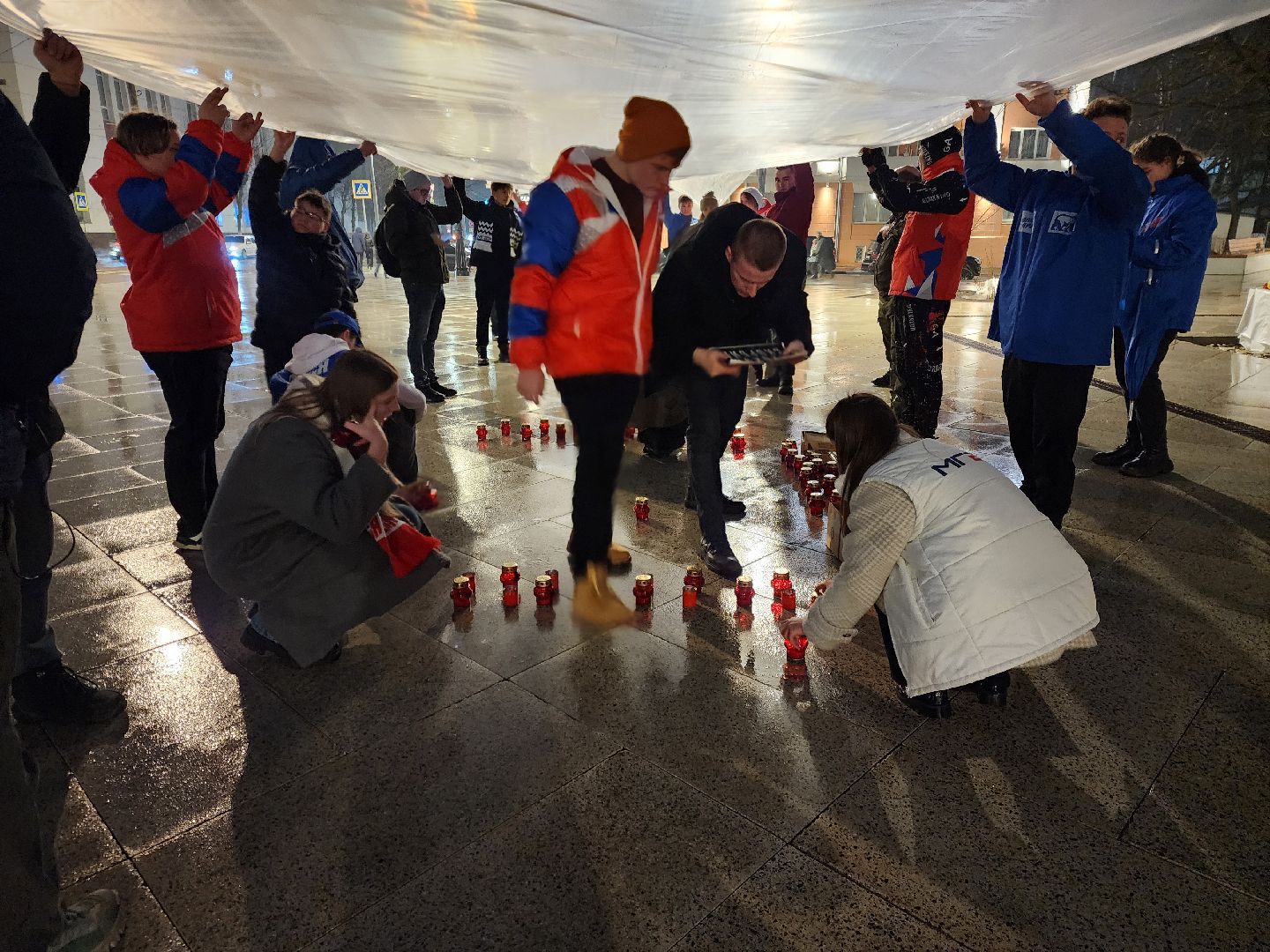 ногинск, свеча памяти, акция свеча памяти, жители, скорбь,теракт,