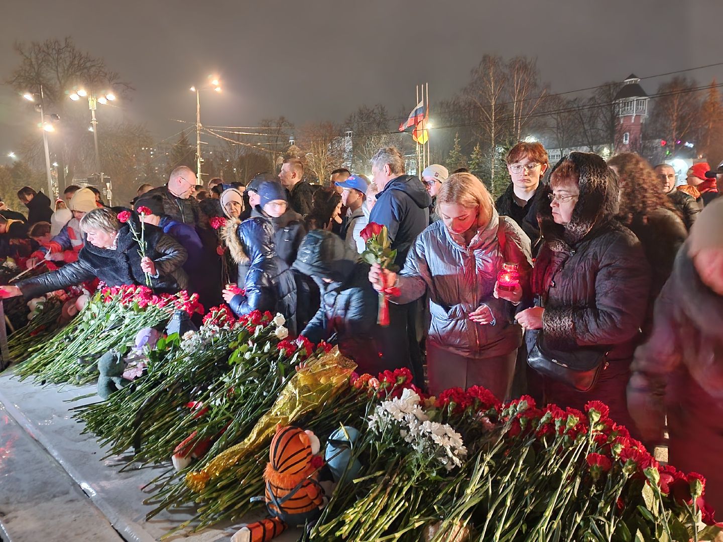 ногинск, свеча памяти, акция свеча памяти, жители, скорбь,теракт,