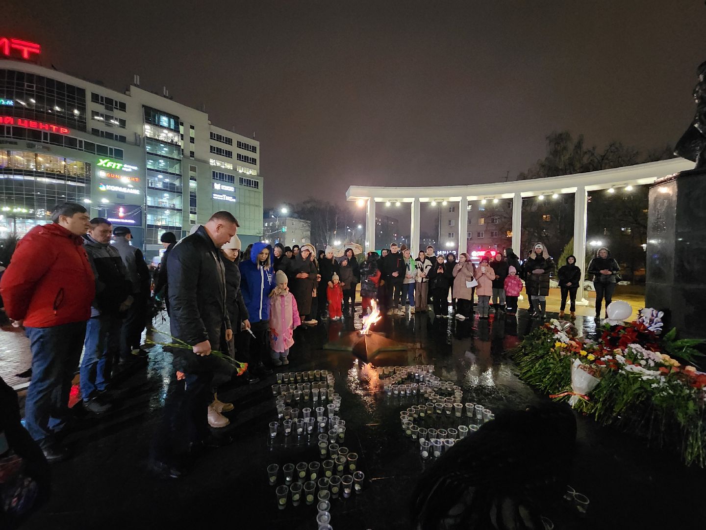 пушкино, свеча памяти, жители, акция памяти,теракт,