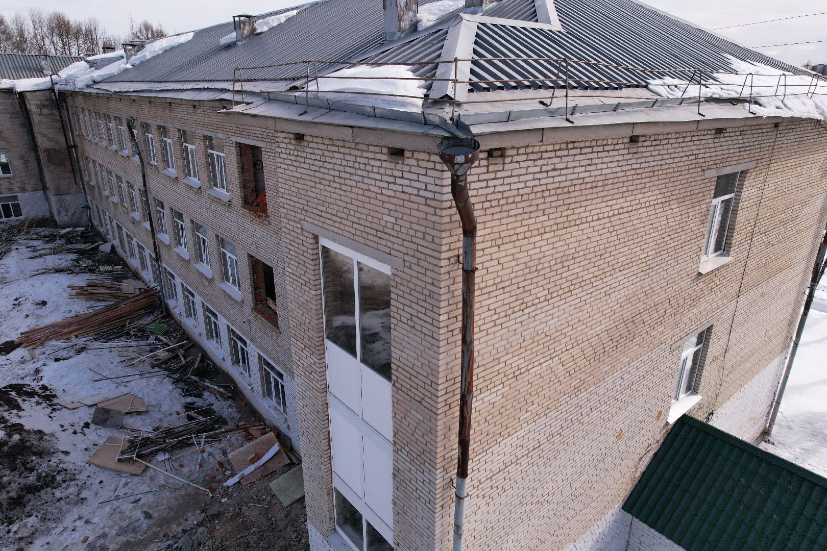 видео с коптера, лицей, солнечногорск,