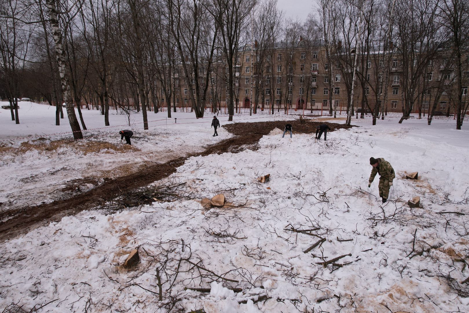видео с коптера, больница, королёв,