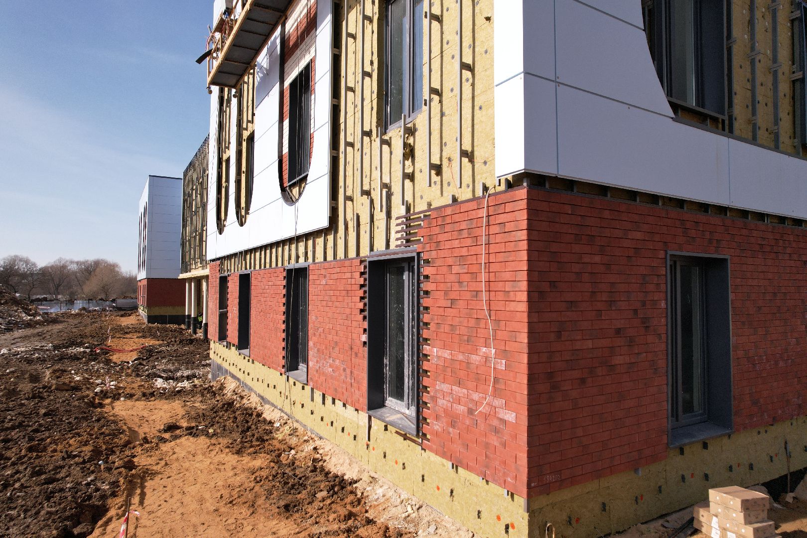 видео с коптера, детский сад, лобня,