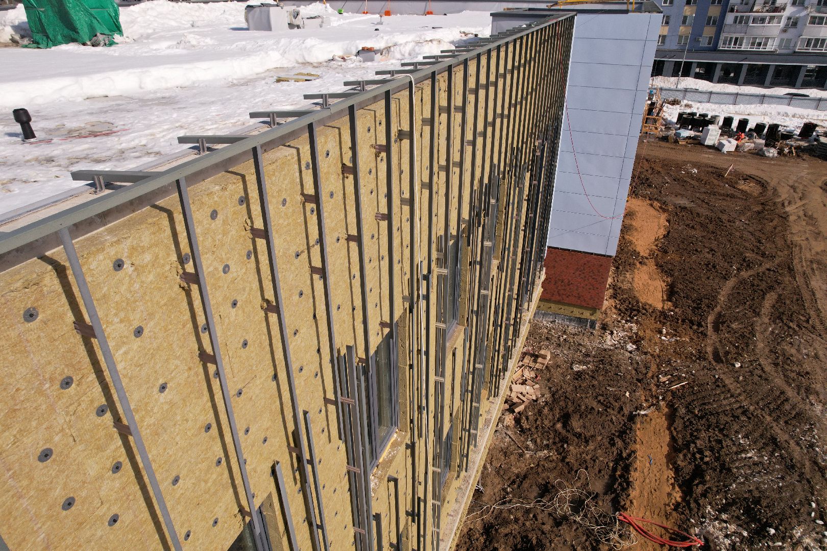 видео с коптера, детский сад, лобня,