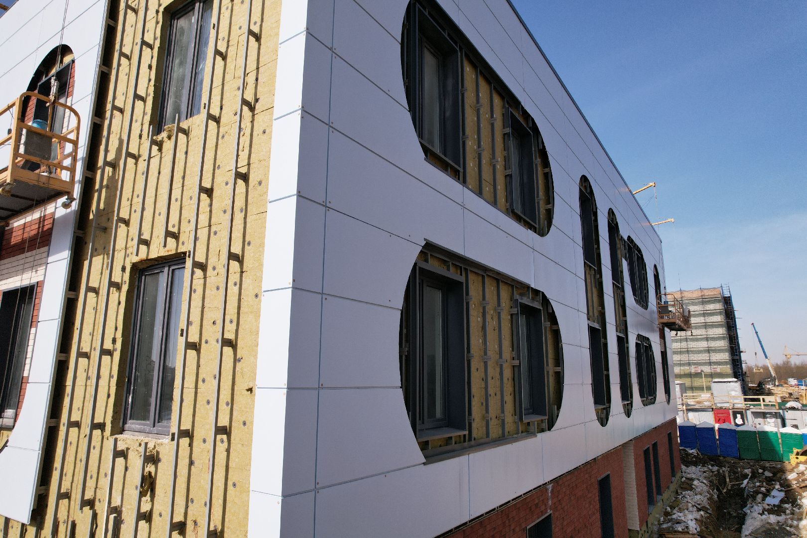 видео с коптера, детский сад, лобня,