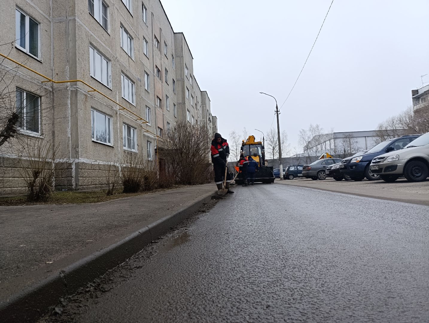 Бронницы, Уборка дворов, Уборка дорог, Уборка дворов после зимы,