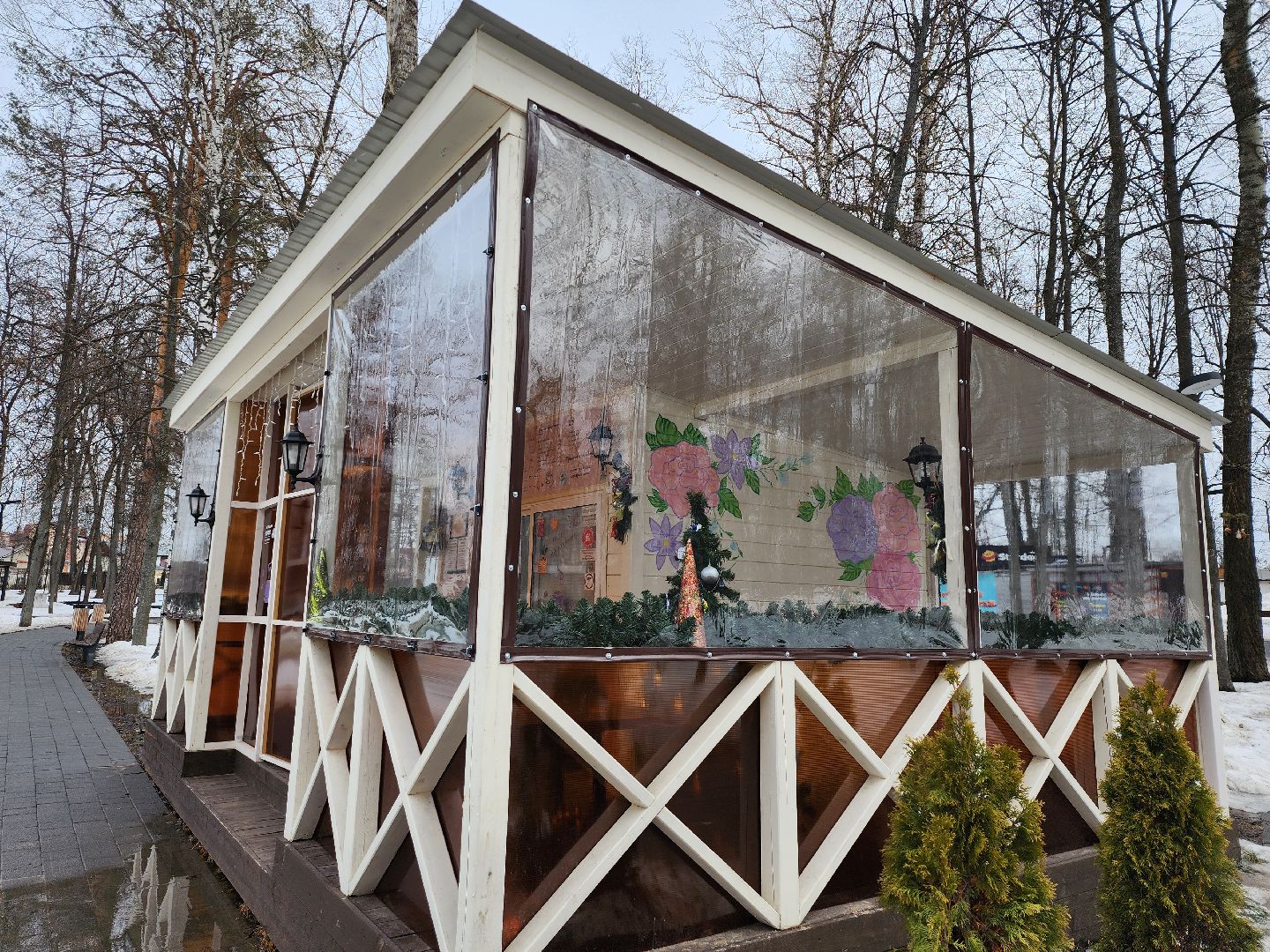 серпухов, подмосковье, парки, блины, еда в парке,