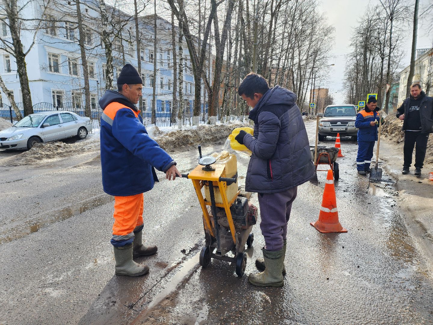 красноармейск, г.о. пушкинский, ямочный ремонт, дороги,