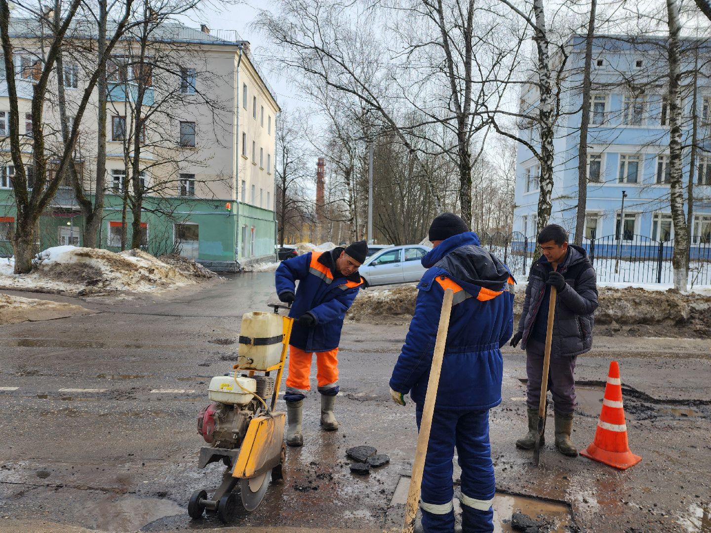 красноармейск, г.о. пушкинский, ямочный ремонт, дороги,