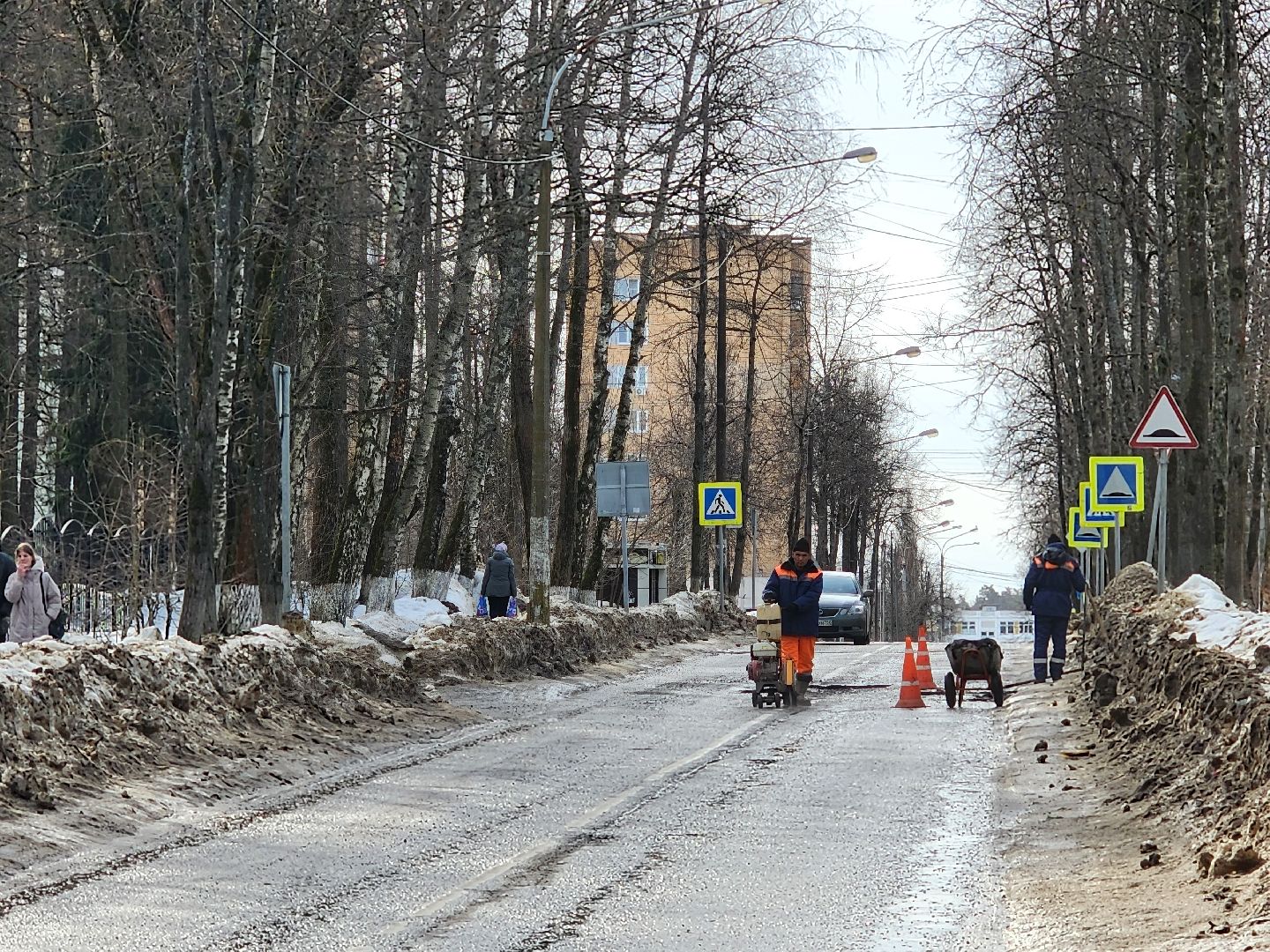 красноармейск, г.о. пушкинский, ямочный ремонт, дороги,