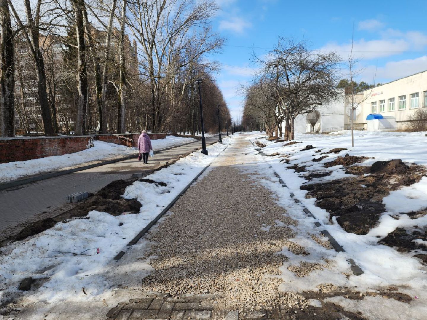 пущино, благоустройство, гимназия,