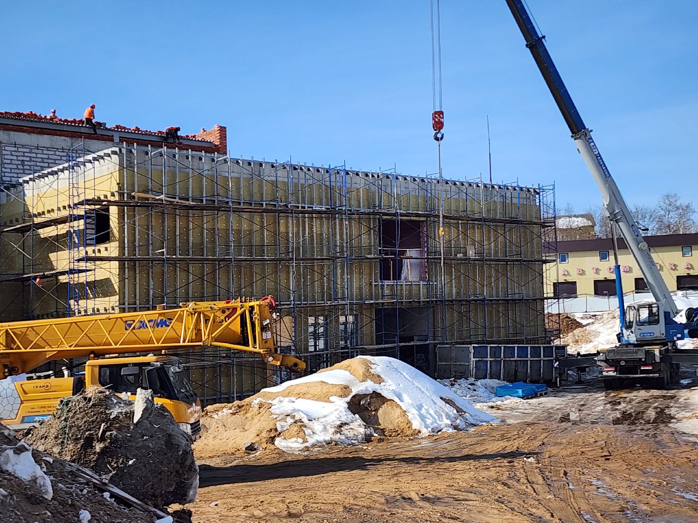 строительство социальных объектов, строительство школы,