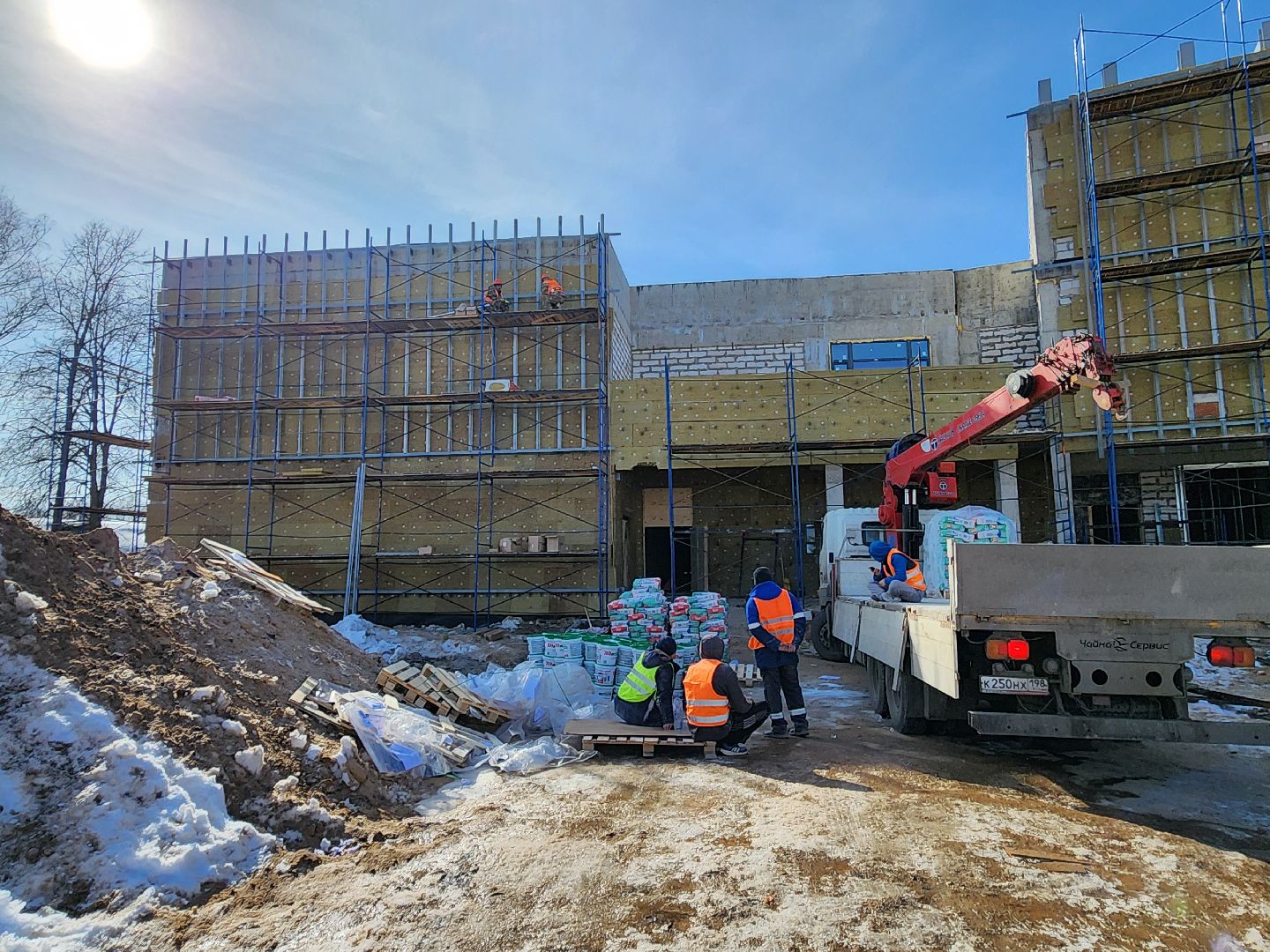 строительство социальных объектов, строительство школы,